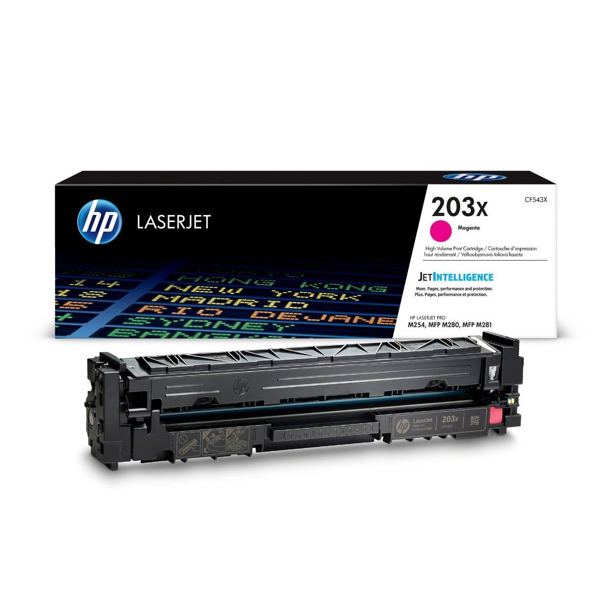 HP CF543X Kırmızı Orjinal Toner (203X) Yüksek Kapasite