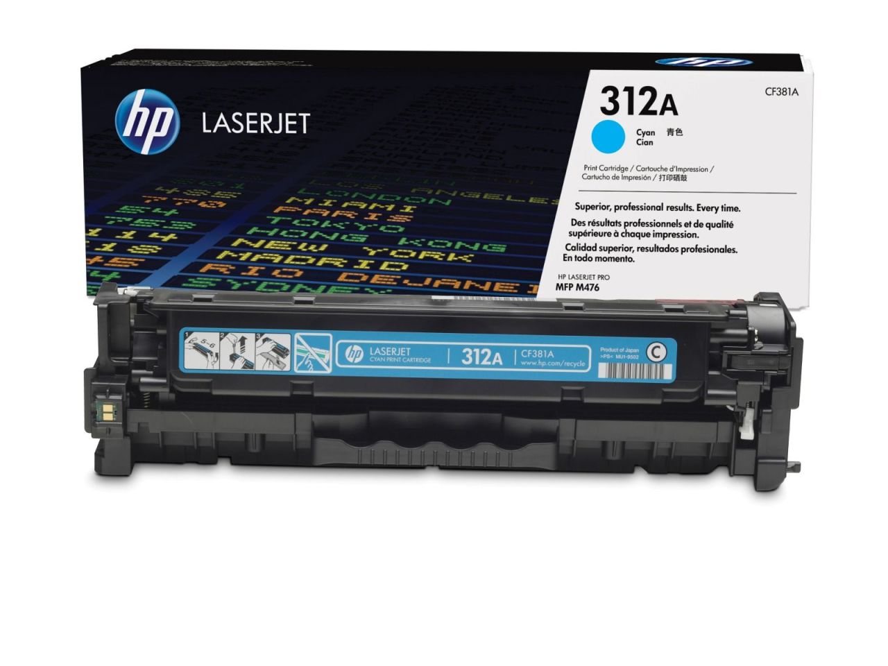HP CF381A Mavi Toner Orjinal