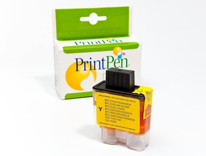PRINTPEN BROTHER LC-41,47,900,950 Sarı Mürekkep Kartuş Yüksek Kapasite (15,0 ml.)