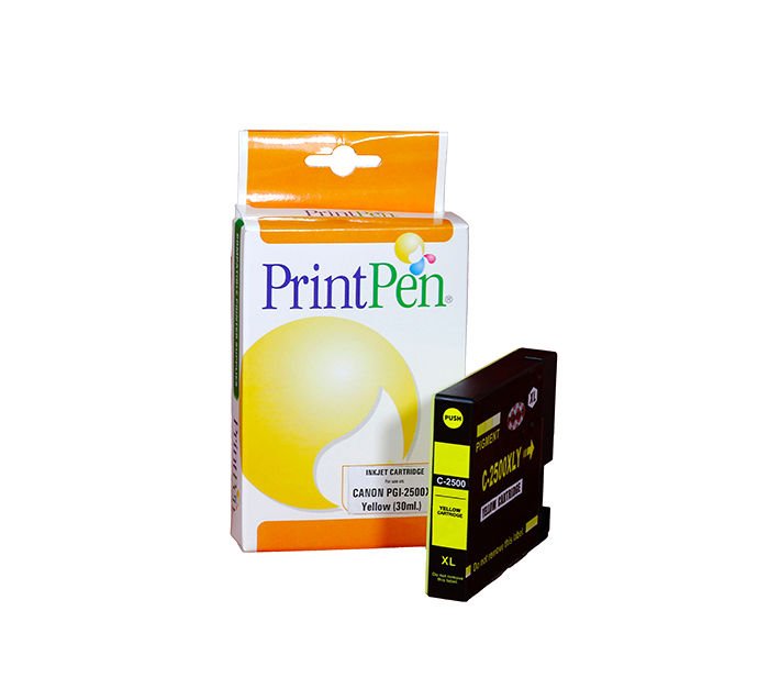 PRINTPEN CANON PGI-2500XLY Sarı Mürekkep Kartuş Yüksek Kapasite (30ml.)