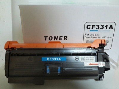 HP CF331A (654A) Mavi Muadil Toner