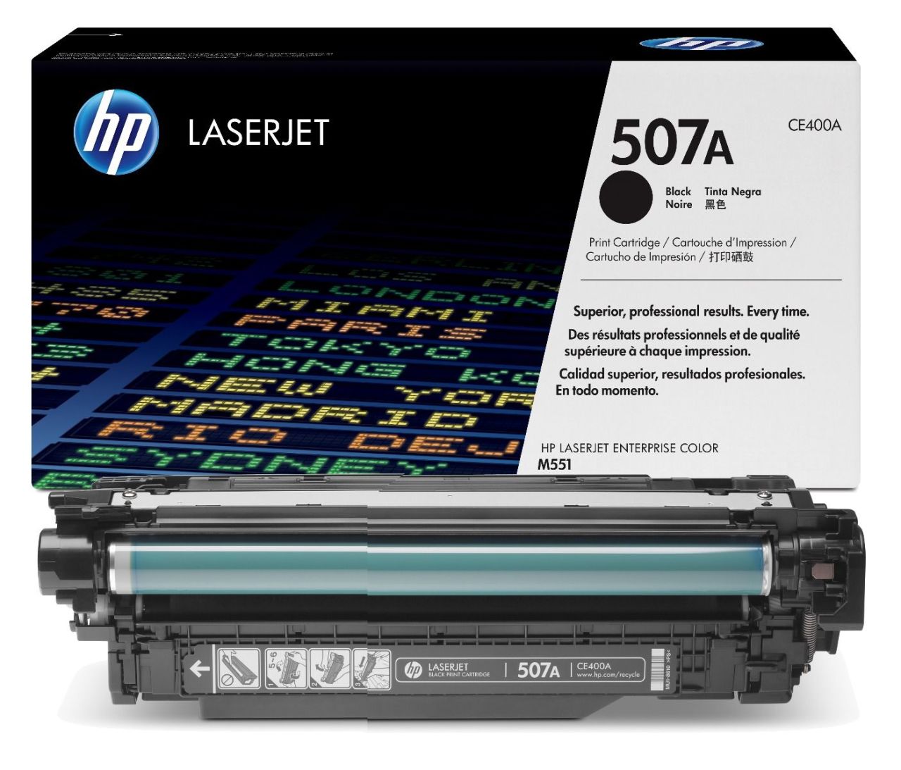 HP CE400A Orjinal Toner Siyah (507A)