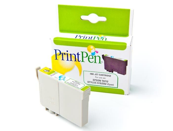 PRINTPEN EPSON T0712 Mavi Mürekkep Kartuş (13,5ml)