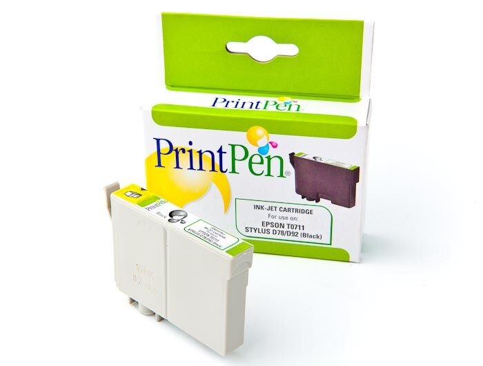 PRINTPEN EPSON T0711 Siyah Mürekkep Kartuş (15,0ml)