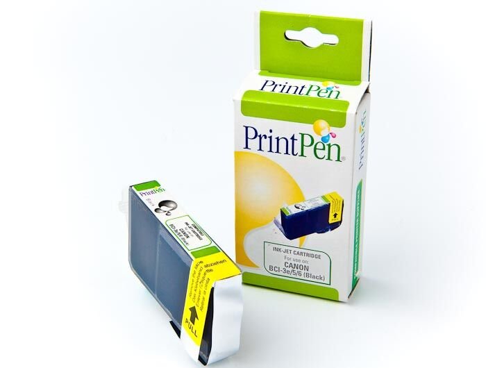 PRINTPEN CANON BCI-3e,BCI-5,BCI-6 Siyah Mürekkep Kartuş (14,0 ml.)