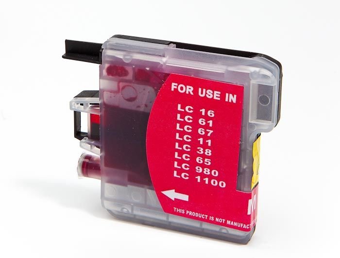 PRINTPEN BROTHER LC-38,61,65,67,980,1100 Kırmızı Mürekkep Kartuş Yüksek Kapasite (13,0ml.)