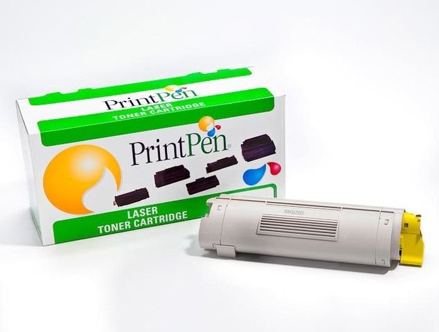 Oki C5600 Sarı Muadil Toner (43381921)