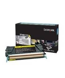Lexmark X748H1YG Sarı 10K Return toner