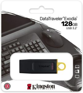 Kingston 128GB Usb 3.2 Gen1 DTX/128GB  Exodia