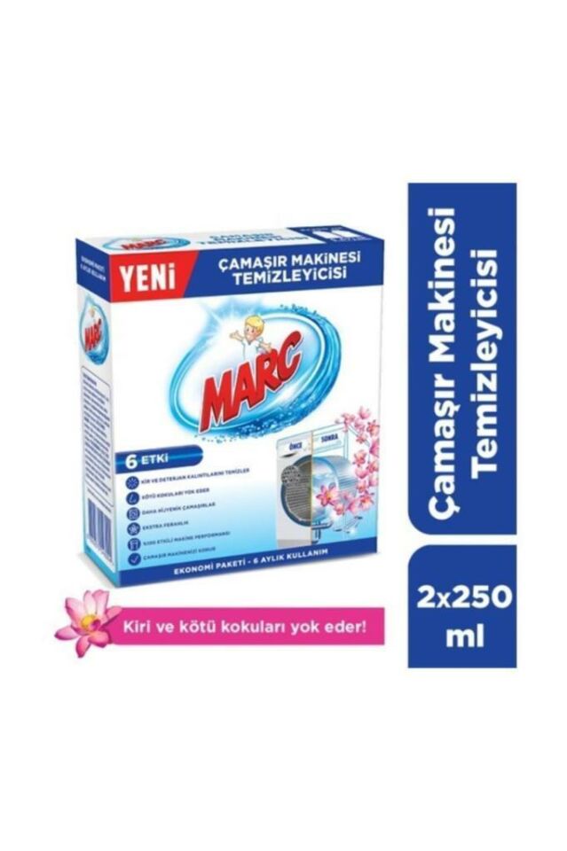 Marc Çamaşır Makinesi Temizleyicisi 2x250 ml