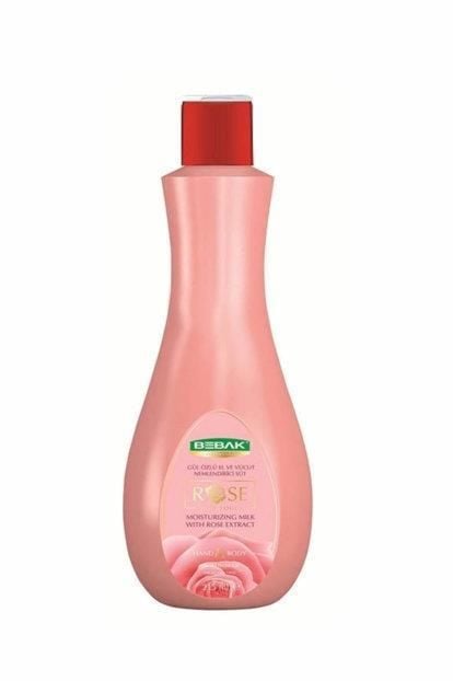 Bebak Gül Özlü El ve Vücut Nemlendirici Vücut Sütü 215 ml