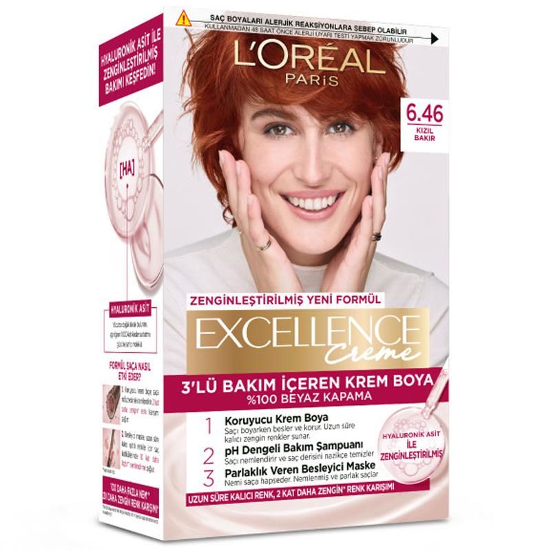 Loreal Excellence 6.46 Kızıl Bakır