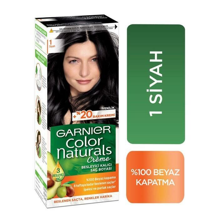 Garnier Color Naturals 1 Siyah Saç Boyası