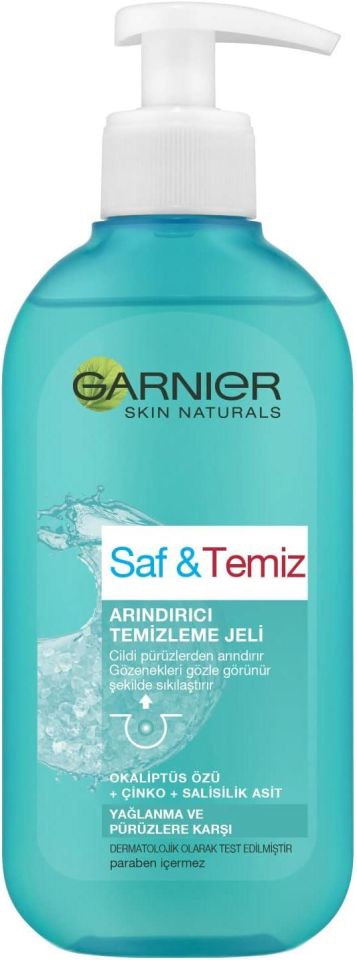 Garnier Saf Temiz Arındırıcı Temizleme Jeli 200 Ml