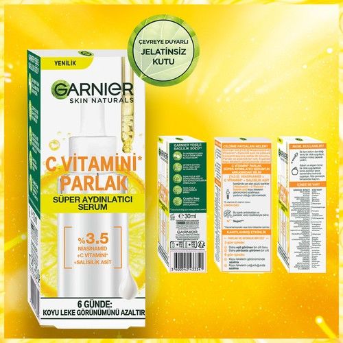 Garnier C Vitamini Parlak Süper Aydınlatıcı Serum 30 Ml
