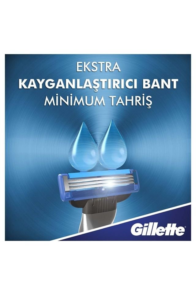 Gillette Mach3 Tıraş Makinesi + 5 Yedekli Tıraş Bıçağı 7702018556212 Tıraş Bıçağı