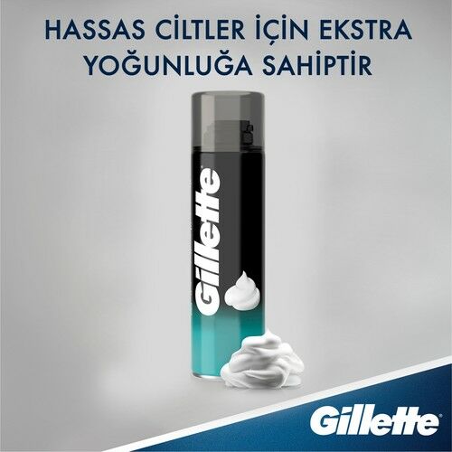 Gillette Tıraş Köpüğü 200 ml Hassas
