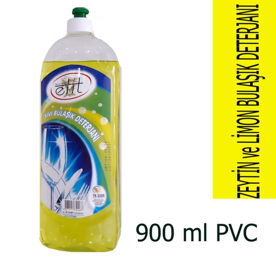 Elit 900 ml Zeytin ve Limon Sıvı Bulaşık Deterjanı
