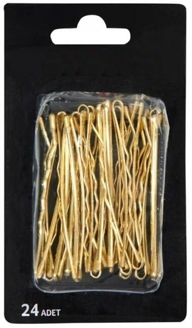 Altın Rengi Sarı Tel Toka 24 lü