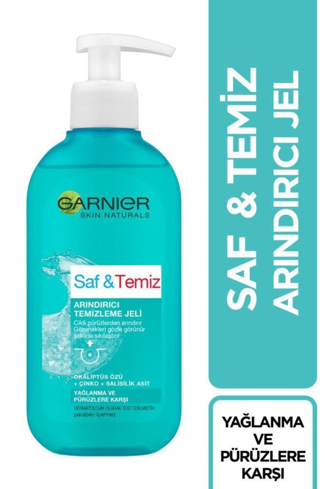 Garnier Saf Temiz Arındırıcı Temizleme Jeli 200 Ml