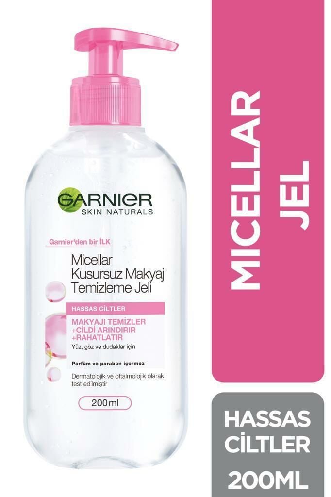 Garnier Micellar Kusursuz Makyaj Temizlemeye Jeli 200 Ml Yüz ve Göz İçin