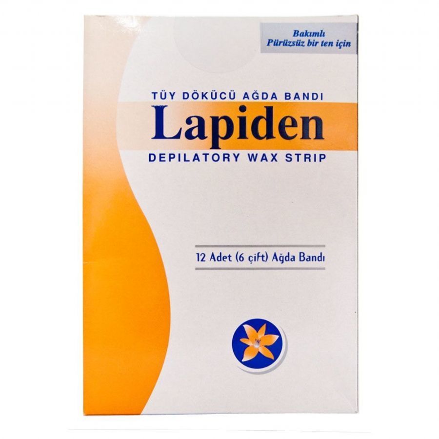 Lapiden Vücut İçin Ağda Bandı 12 li