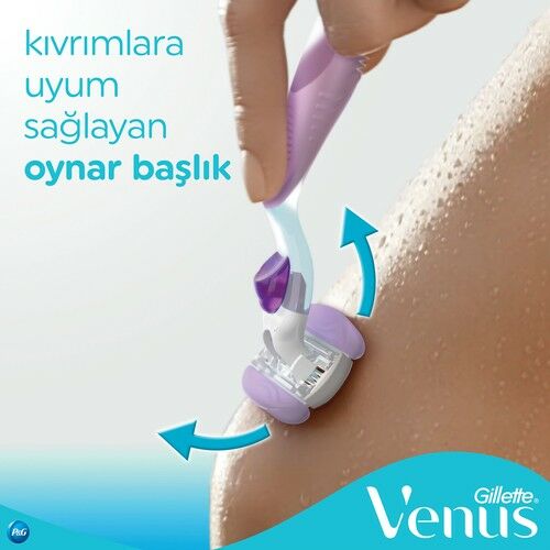 Gillette Venus Breeze Kadın Tıraş Makinesi 2 Yedekli