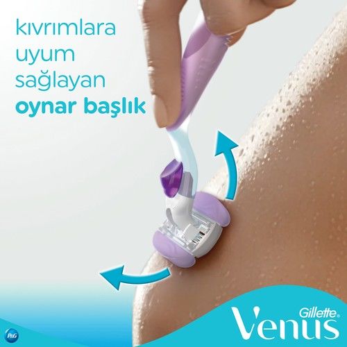 Gillette Venus Breeze Kadın Tıraş Makinesi 2 Yedekli