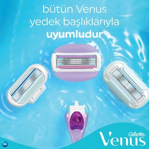Gillette Venus Breeze Kadın Tıraş Makinesi 2 Yedekli