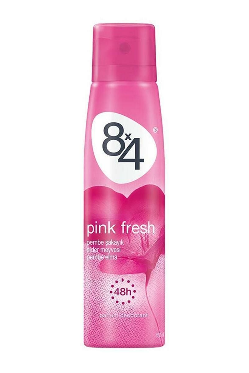 8X4 Deodorant PINK FRESH 150ML Bayan