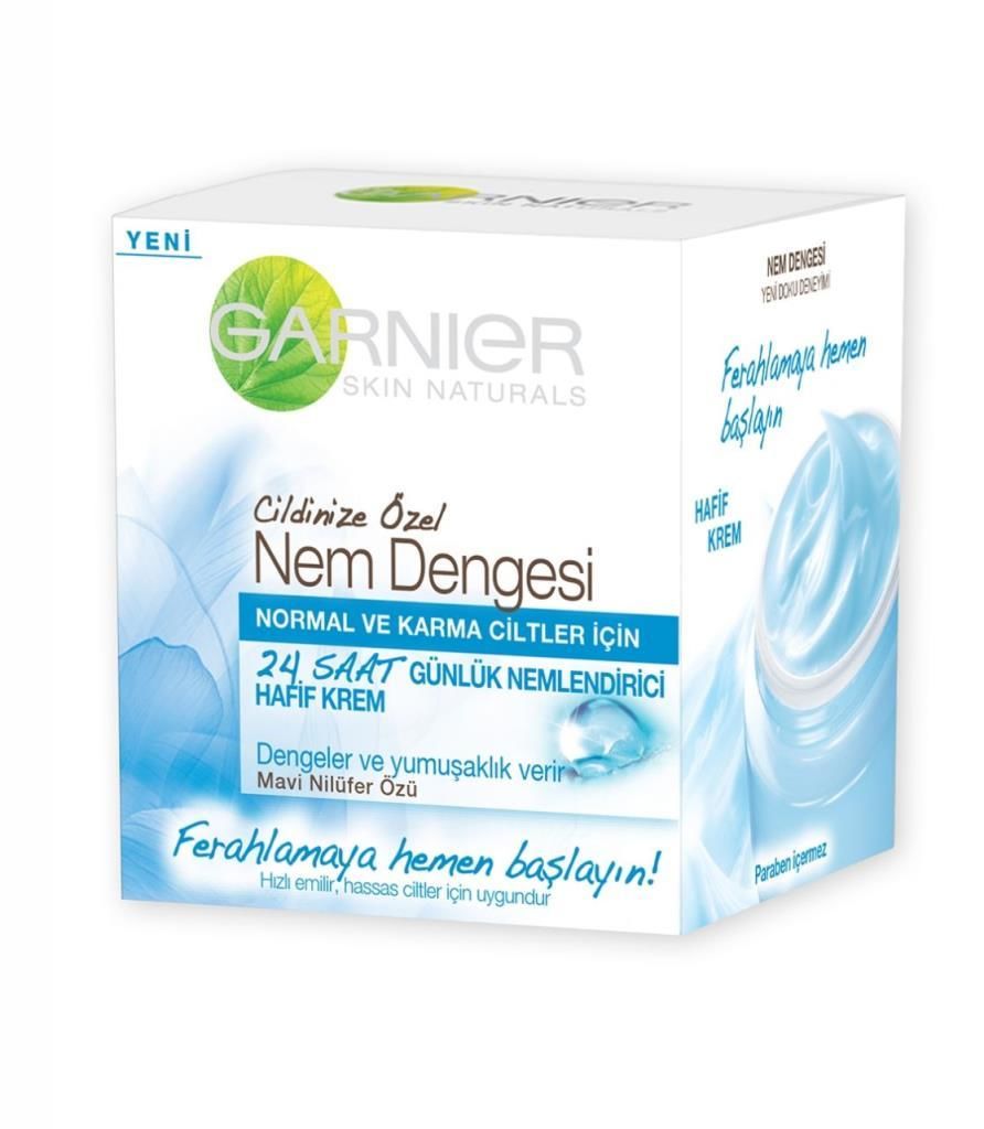 Garnier Ferahlatıcı Normal ve Karma Ciltler için Nemlendirici Krem 50 ml