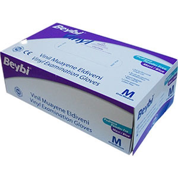 Beybi Lateks Eldiven Pudrasız Vinil M