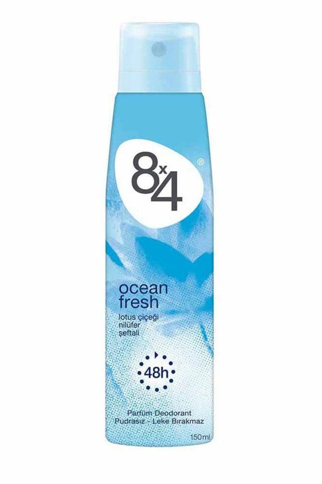 8x4 Deodorant Ocean Fresh 150ML Bayan