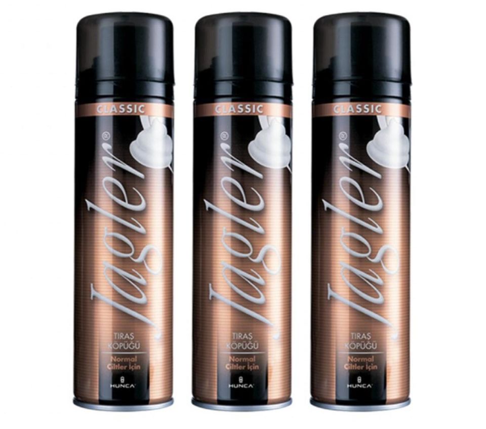 3 x Jagler Klasik Normal Ciltler İçin Traş Köpüğü 200 ml