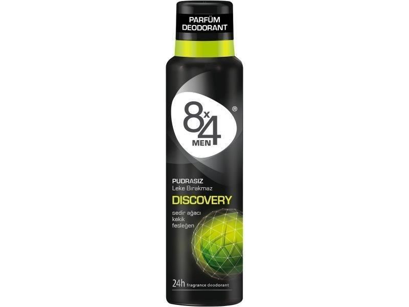 8X4 Deodorant DISCOVERY Erkek PUDRASIZ