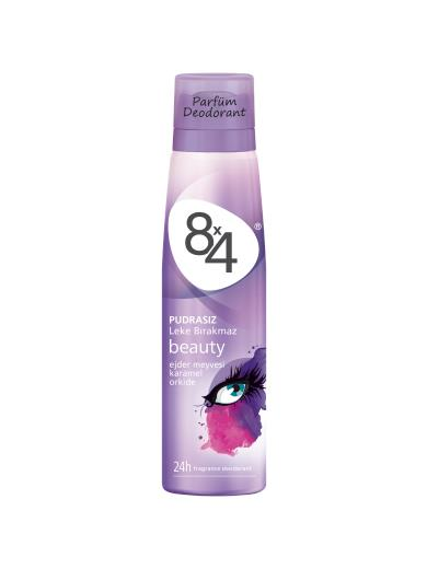 8X4 Deodorant BEAUTY 150 ML PUDRASIZ Bayan
