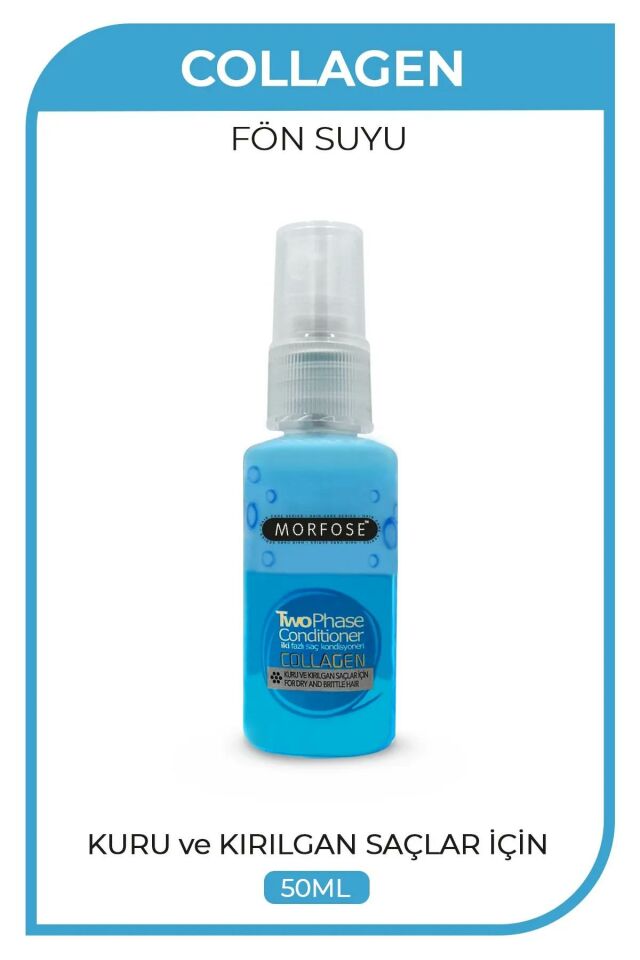 Morfose Fön Suyu Mavi 50 ml Collagen Sıvı Saç Kremi