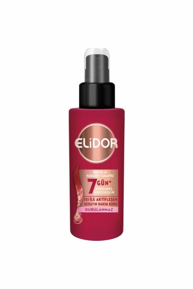 Elidor Isı İle Aktifleşen Keratin Bakım Kürü Brezilya Keratin Terapisi Hidrolize Keratin Marula Yağı E Vitamini 90 ml