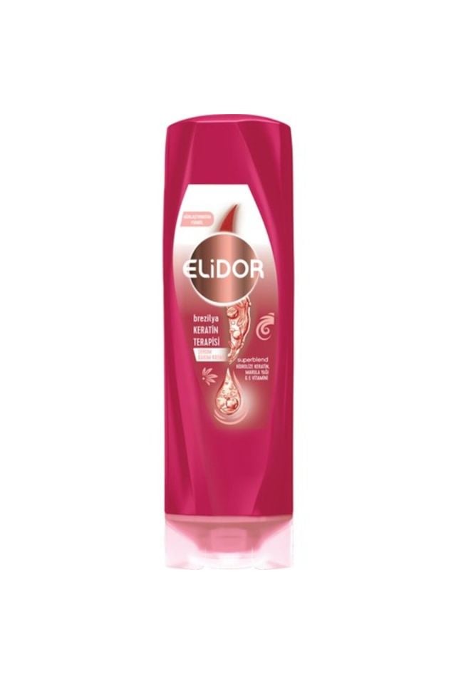Elidor Serum Bakım Kremi Brezilya Keratin Terapisi Hidrolize Keratin Marula Yağı E Vitamini 350 ml