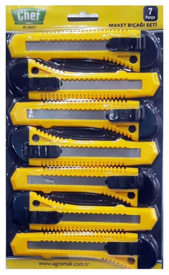 Chef 7 Parça Maket Bıçağı