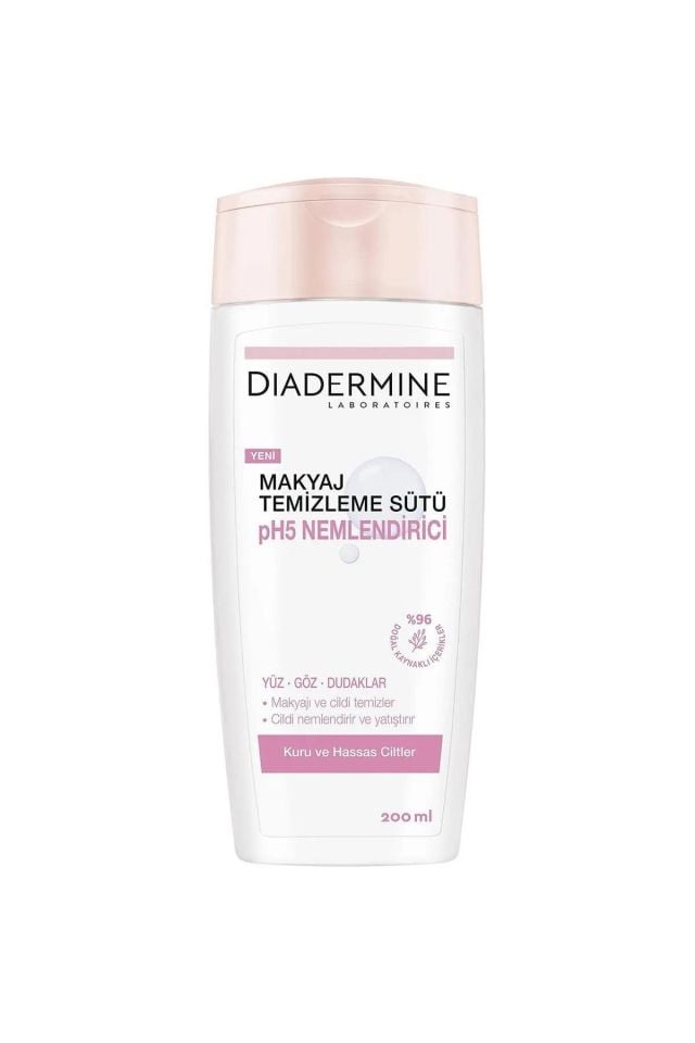 Diadermine Nemlendirici Temizleme Sütü 200 Ml Kuru ve Hassas Ciltler için