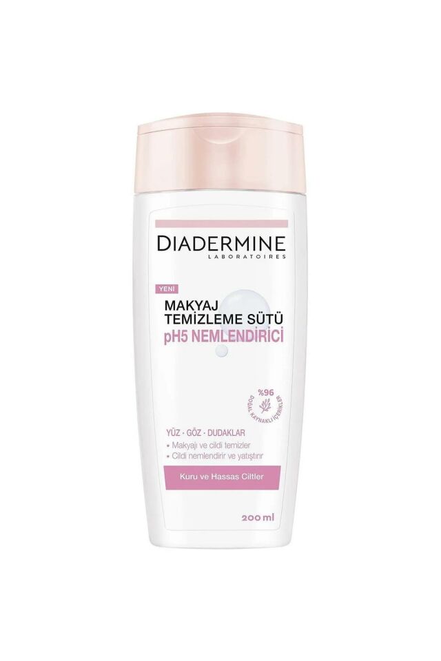 Diadermine Nemlendirici Temizleme Sütü 200 Ml Kuru ve Hassas Ciltler için
