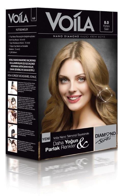 Voila Nano Diamond 8.0 Koyu Sarı