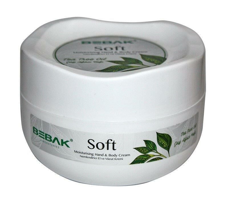 Bebak Soft Çay Ağacı Özlü 300 ml Nemlendirici El Ve Vücut Kremi