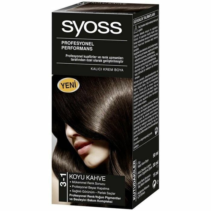 Syoss Saç Boyası 3.1 Koyu Kahve