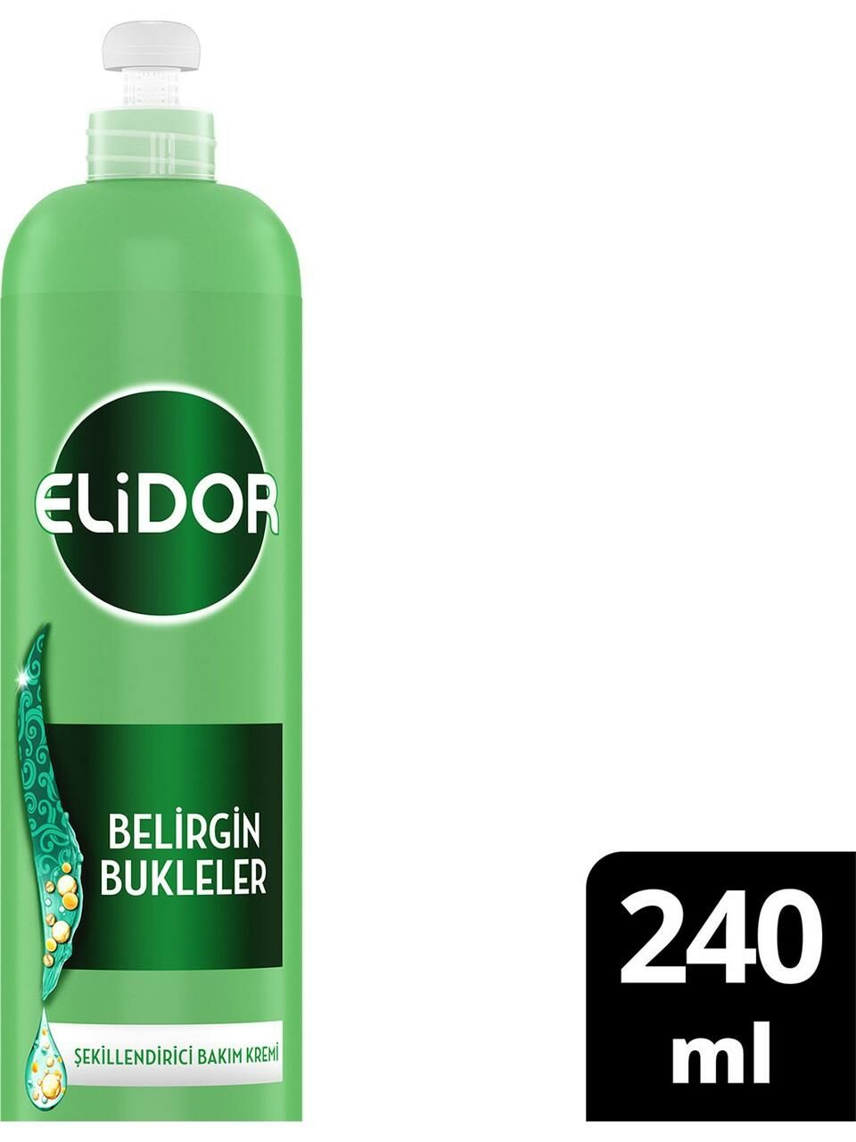 Elidor 7/24 Saç Kremi 240 Ml Belirgin Bukleler Yeşil Günboyu Mükemmel Bukleler