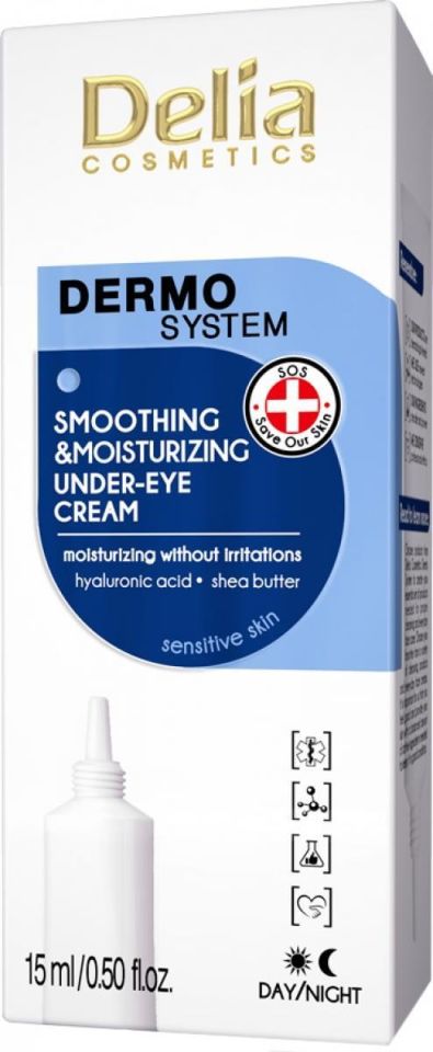 Delia Dermo Sistem SOS Hyaleuronic Acid Pürüzsüzleştirici Nemlendirci Göz Çevresi Krem 15 ml