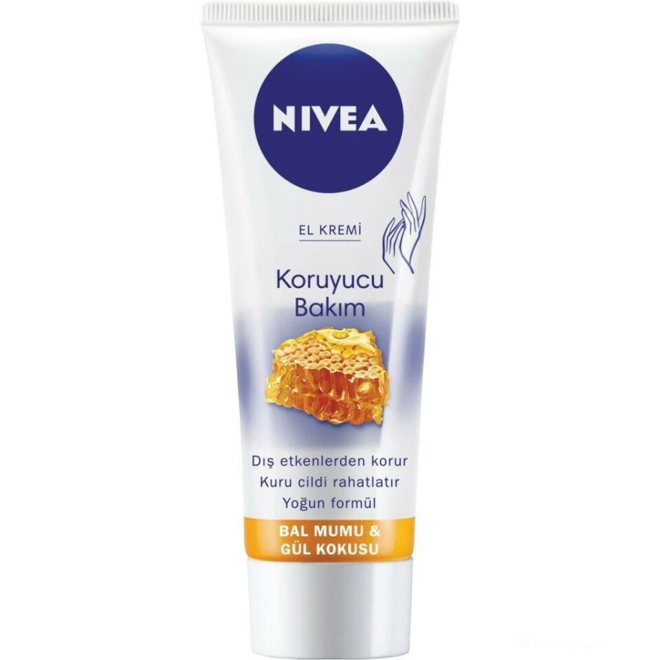 Nivea Koruyucu Bakım Kremi Bal Mumu Gül Kokusu 75 ml