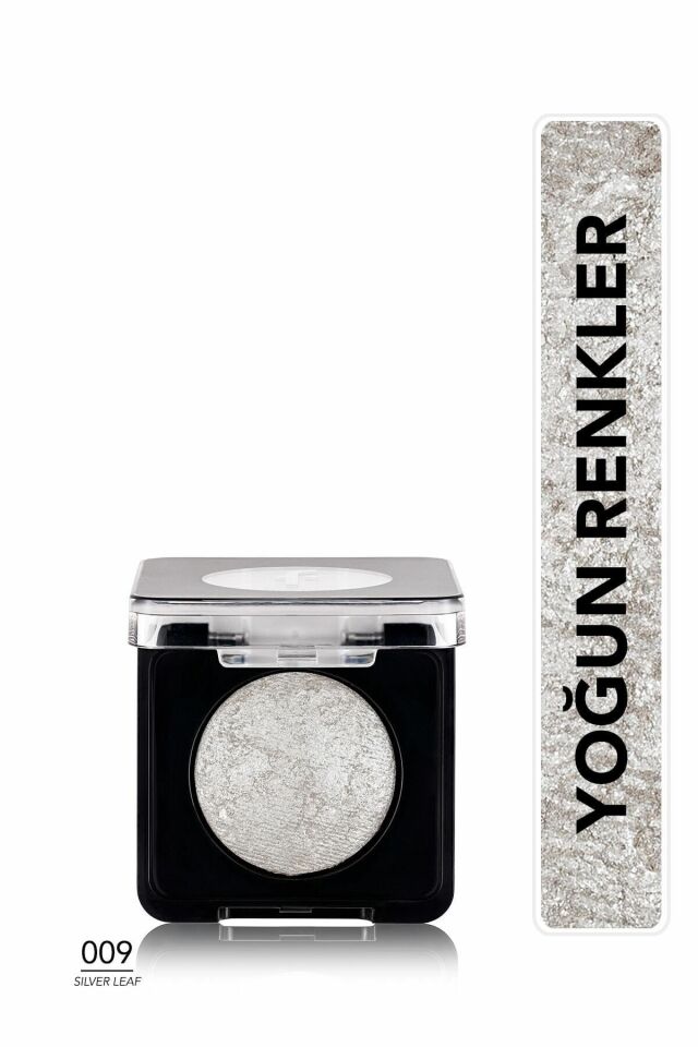 Flormar Yoğun Işıltılı Göz Farı - 009 Silver Leaf- Baked Eyeshadow - 8682536052504