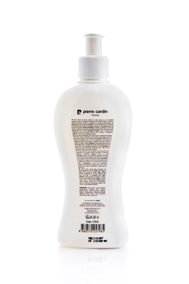 27916 - Pierre Cardin Intimate Gel 255 ML - Genital Bölge Temizleme Jeli
